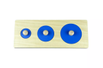 Moyo Montessori Moyo Montessori Puzzle - tři kruhy
