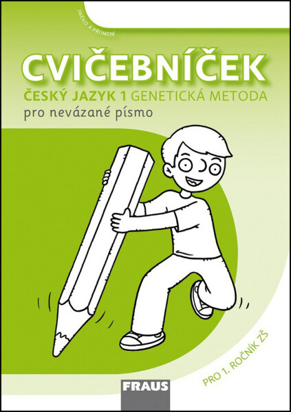 Cvičebníček genetická metoda pro nevázané písmo