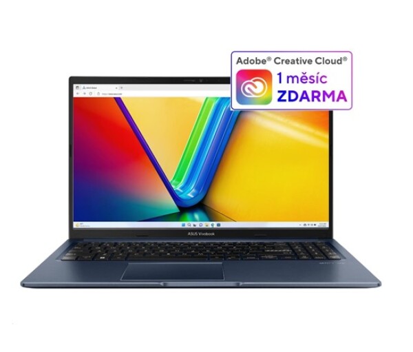 ASUS NTB Vivobook 15 (X1502VA-BQ1261W), i5-13420H, 15.6" FHD, 16GB, 512GB SSD, UHD, W11 Home, Quiet Blue EDF_2910130