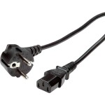 Value Kabel síťový prodlužovací k notebooku, IEC320 C14 - C5, 1,8m (trojlístek), černý (19.99.1119) - 19.99.1119