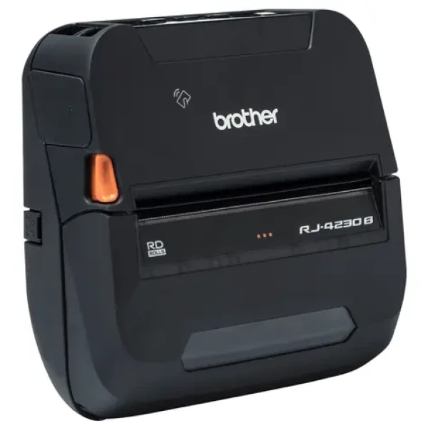 Brother RJ-4230B / Mobilní tiskárna štítků / 4" / Přímý tepelný tisk / 203 dpi / USB / Bluetooth / NFC (RJ4230BLZ1)