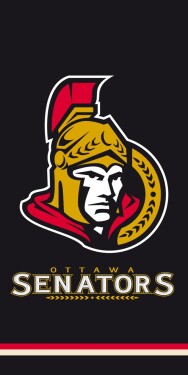 TipTrade Plážová osuška Ottawa Senators NHL Black