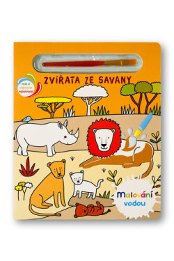 Malování vodou Zvířata ze savany