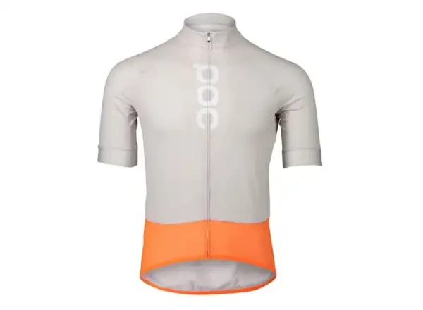 POC Essential Road Logo pánský dres Zink Orange/Granite Grey vel. XL