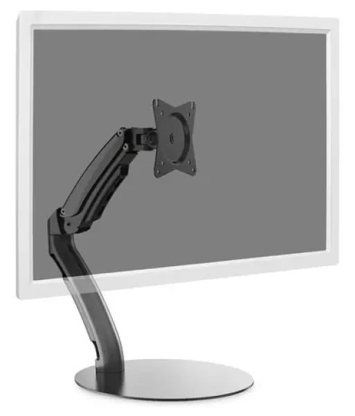 Digitus stolní držák monitoru černá / Držák monitoru / plynová pružina / nosnost 6,5 kg / do 27" (DA-90365)