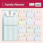 Nástěnný kalendář 2027 Helma Family Planner