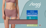 Dámské kalhotky GO Daily Cotton Short 3P - BROWN - sv. hnědé 1141 - SLOGGI BROWN M