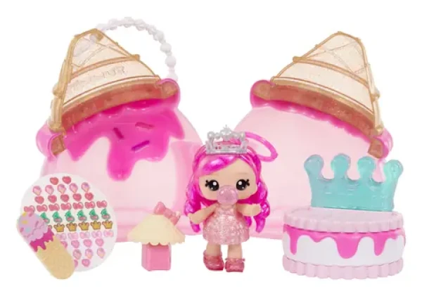 MGA Yummiland Beauty Bag taštička s panenkou Bianca Bubblegum
