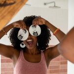 Helen b Látkové odličovací tamponky Not a Morning Person – 7 ks, přírodní barva, textil