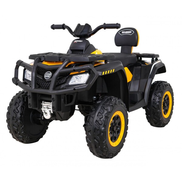 Mamido Dětská elektrická čtyřkolka XT-Speed 4x80W 24V žlutá