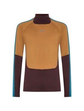 ICEBREAKER Mens 200 Oasis+ LS High Neck, Java/Trail/Topaz/Cb (vzorek) velikost: M