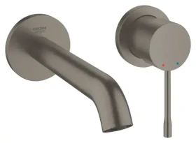 Grohe Essence - Umyvadlová baterie pod omítku 2-otvorová instalace kartáčovaný tmavý grafit (19408AL1)