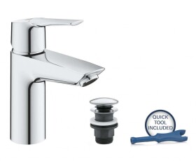 GROHE - QuickFix Start Umyvadlová baterie s výpustí Push-Open, chrom 23550002