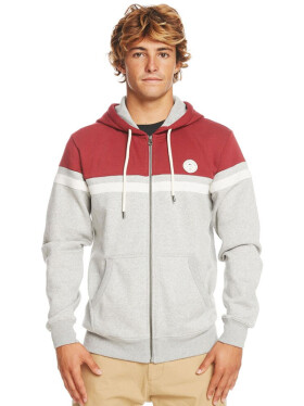 Quiksilver SURF LIGHT GREY HEATHER pánská mikina