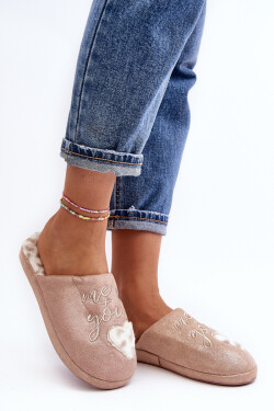 Lesklé dámské pantofle růžové Geraja 41