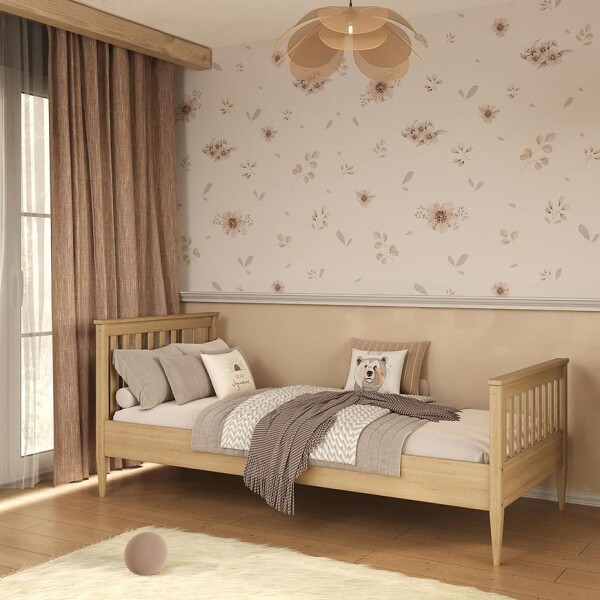 Postel Ignaś 80x200 přírodní, nelakovaná