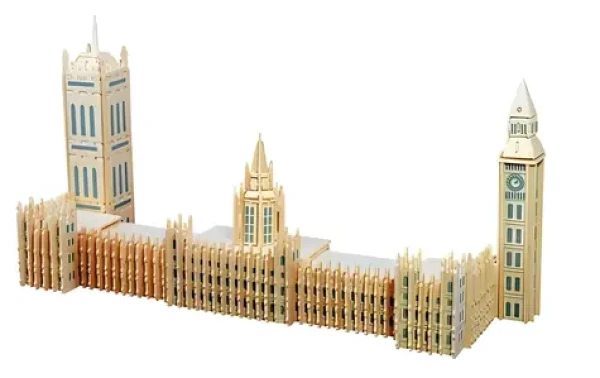 WOODCRAFT 3D puzzle Big Ben