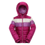 Dětská hi-therm bunda ALPINE PRO KISHO fuchsia red