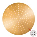 RAV Slezák - Hlavová sprcha kulatá kovová ø 30 cm s 4-otvorovými tryskami, Zlatá - lesklá KS0001/4Z KS0001/4Z