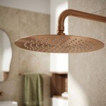 REA - Kulatá dešťová sprcha JS-P014BRG 30cm Brush Copper REA-P8605