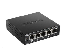 D-Link DGS-1005P 5-port Gigabit Desktop PoE+ Switch, 4 porty jsou PoE+, PoE budget 60W EDF_385326