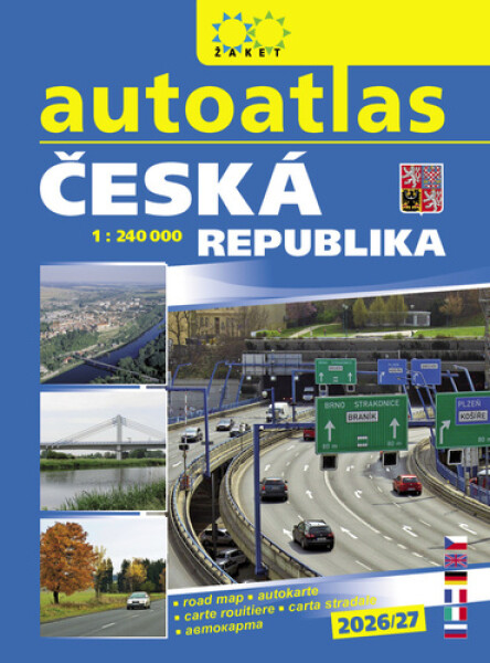Autoatlas ČR 1:240 000 (2026/27)