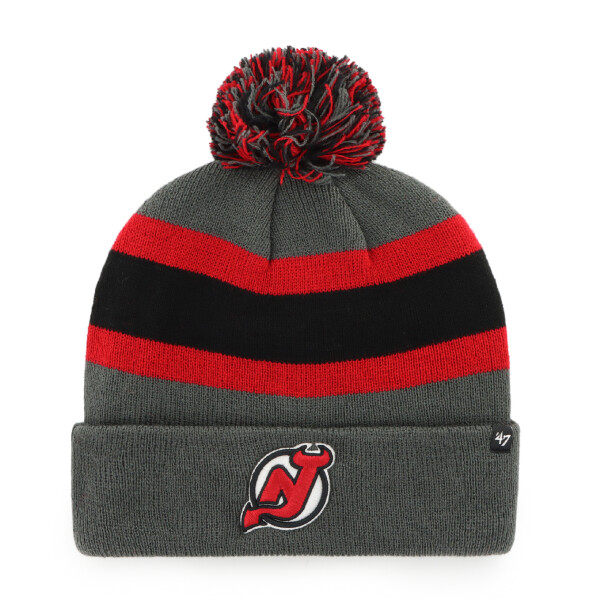 47 Brand Pánská Zimní Čepice New Jersey Devils Breakaway 47 Cuff Knit