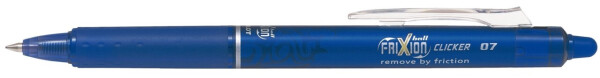 Pilot Frixion Clicker 0,7 mm modrý