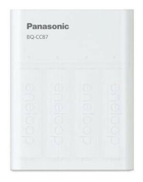 Panasonic Eneloop nabíječka Smart BQCC87 + 4x AA 2000 mAh / Ni-MH / 4ks (K-KJ87MCD40USB)