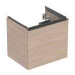 GEBERIT - Acanto Umyvadlová skříňka, 59x54x48 cm, 1 zásuvka, dub 503.003.JH.1