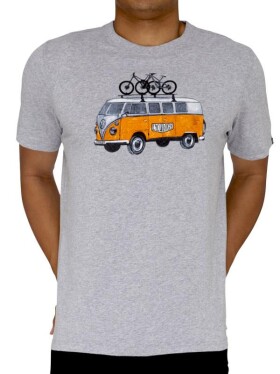 Cycology tričko Road trip oranžový VW Bus