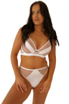 Tanga Kinga S-932/2 Lou S-2XL bílá XXL