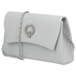 Trendy dámské plesové psaníčko Michelle Moon Capri, stříbrné