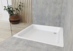Sprchová vanička čtvercová Kaldewei Sanidusch 80x80 cm smaltovaná ocel alpská bílá 331000010001 KW395