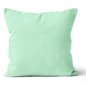 Mikroplyšový povlak na polštář 40x40 cm Mentolový