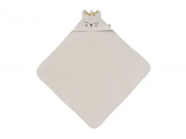 Jollein Osuška s kapucí froté 75x75cm kočička Charlie (534-514-68134)