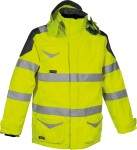 Reflexní zimní pracovní parka Cofra PROTECTION Barva: Reflexní oranžová, Velikost: 58 (CAPROTECTION_01_58)