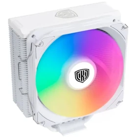 Kolink Umbra EX180 ARGB bílá / 1x 120mm / Hydraulic bearing / 26.6 dB @ 1800 RPM / 73.6 CFM / AMD + Intel (UMBRA EX180W ARGB)
