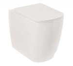 KLUDI - Resa S Stojící WC, vario odpad, Rimless, Spiralflush, lesklá bílá 27WCB0343
