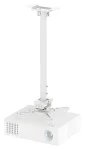 Neomounts CL25-550WH1 bílá / Stropní držák pro projektor / 74,5-114,5 cm / do 35 kg / 360° otočení (CL25-550WH1)