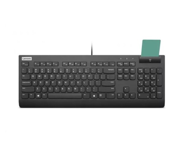 LENOVO klávesnice drátová Smartcard Keyboard II CZ/SK - USB, černá EDF_478699