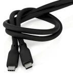 Nedis černá / Kabel USB-C / USB-C - USB-C / 240 W / 20 Gbps / 1 m (CCGB64810BK10)