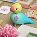 Kay Bojesen Dřevěný ptáček Joy Story Bird – sběratelská edice, modrá barva, dřevo