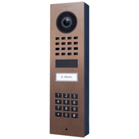 DoorBird D1101KV Aufputz Bronze-Optik domovní IP/video telefon bronzová