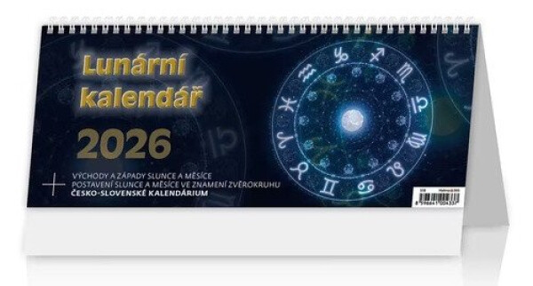 Kalendář stolní 2026 - Lunární kalendář