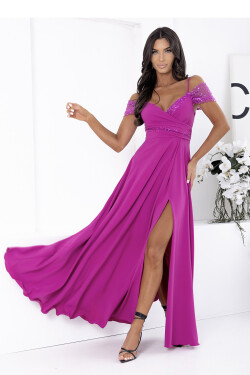 Dlouhé šaty 224691 fuchsie - With You 44