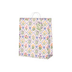 Dárková taška malá - Květiny v mašličkách (17,8 × 9,8 × 22,9 cm) - Albi