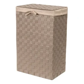 Compactor Stan Koš na prádlo s víkem 55 L hnědý / 25 x 38 x 60 cm (3370910074284)