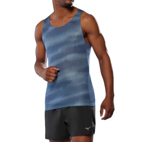 Běžecké tílko Mizuno DryAeroFlow Graphic Tank J2GAC00302 Velikost textilu: XL