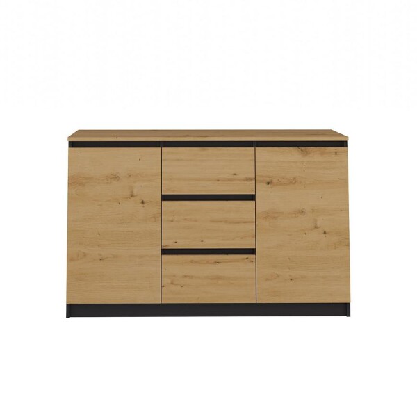 Komoda 2D3S antracit/artisan